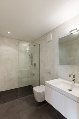 Frameless glass showers doors